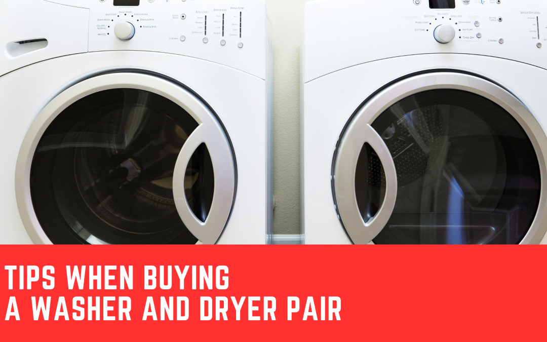 Choosing a washer and dryer pair